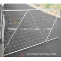 Portões de segurança de campo de metal galvanizado